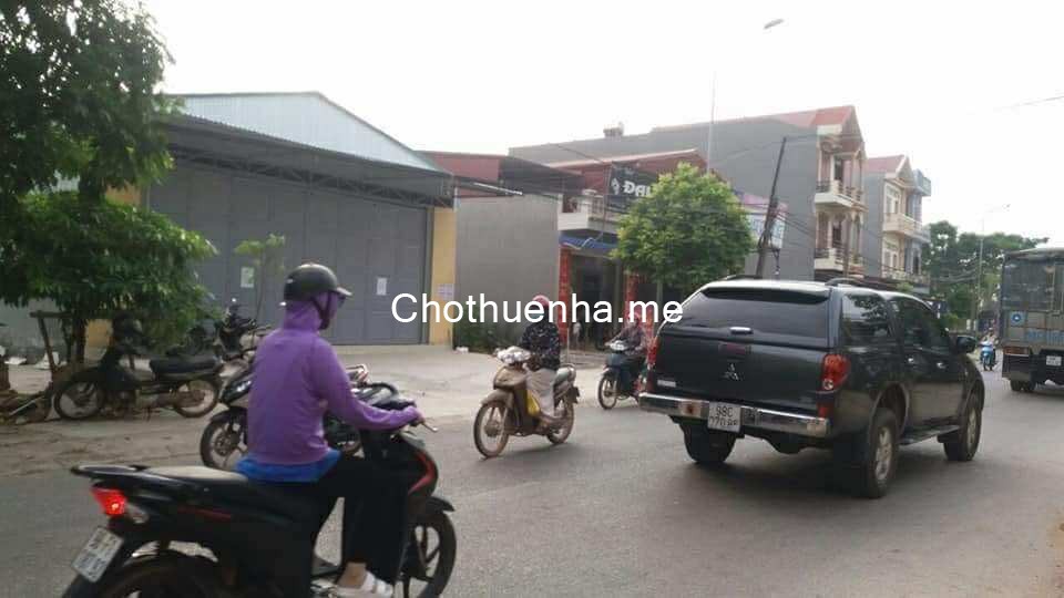 Cho thuê nhà mặt đường diện tích 220m mặt tiền 10m mặt đường tỉnh lộ 299 Bắc Giang Bắc Ninh