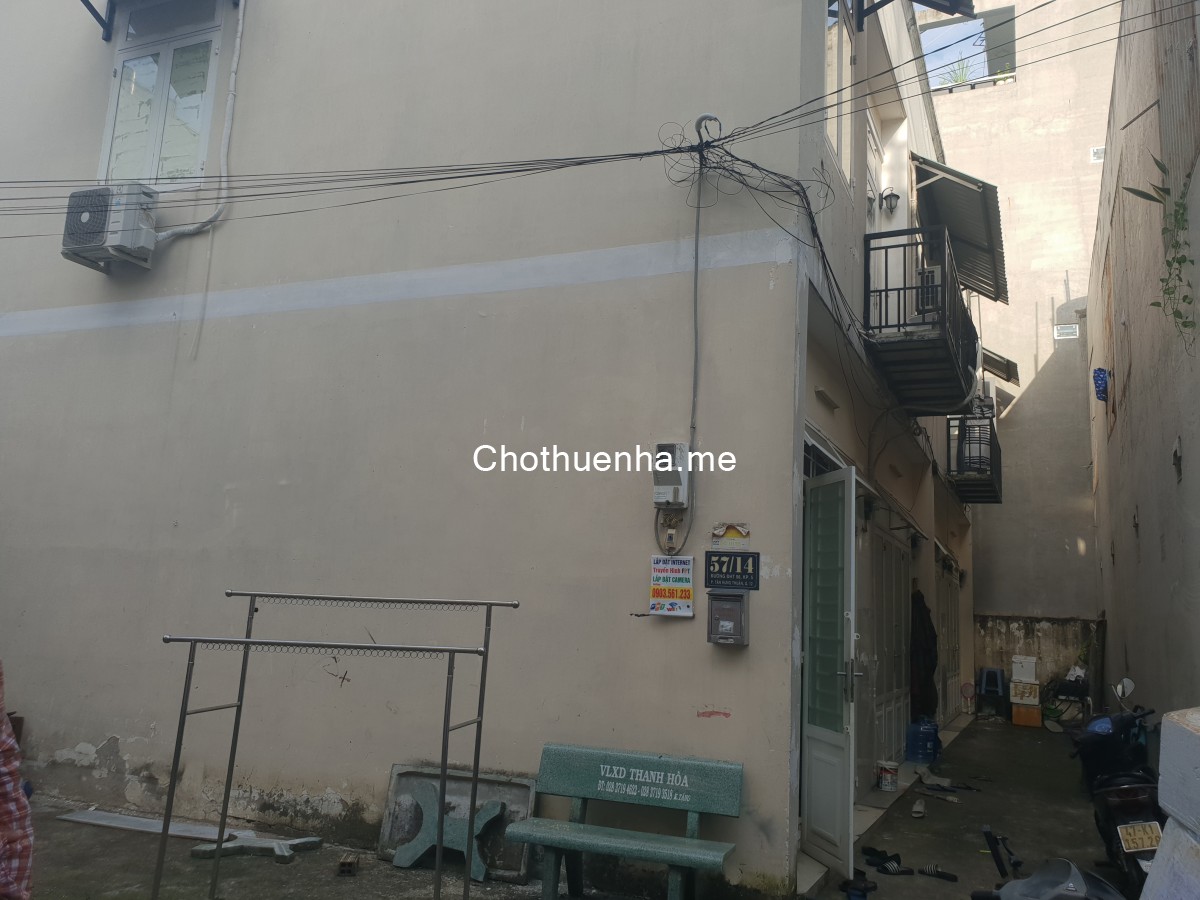 Chính chủ Cho thuê nhà nguyên căn Q12, 62m2 Q12 gần cầu Tham Lương và đường Song Hành