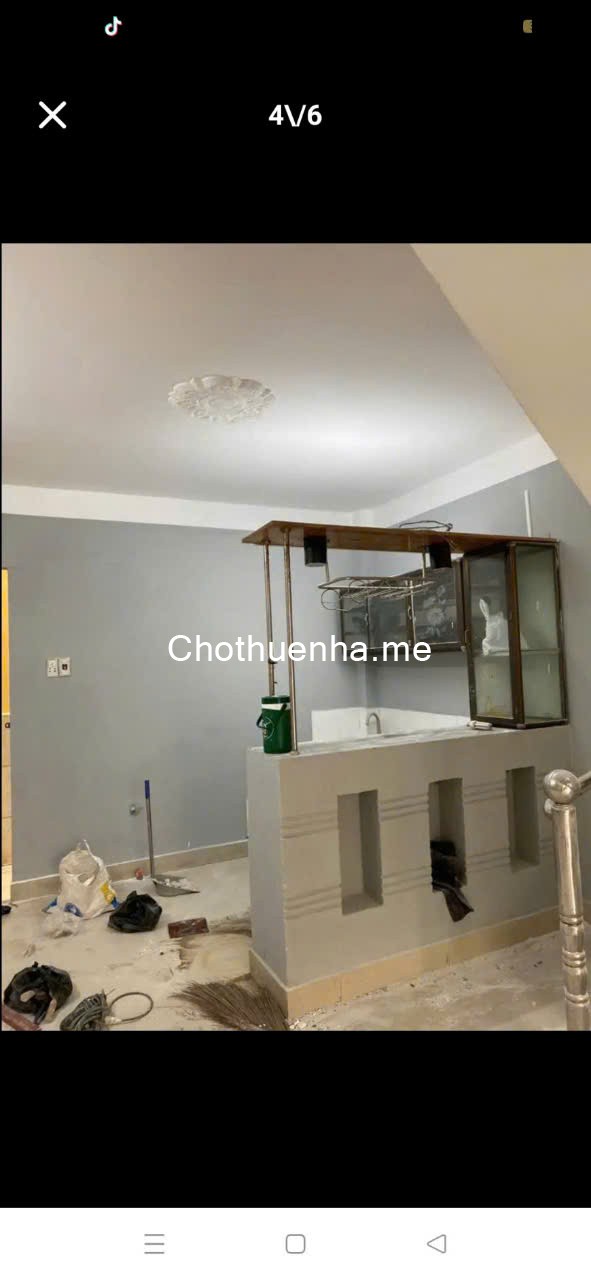 Cho thuê nhà nguyên căn – Hẻm xe hơi 4m – Bình Trị Đông, Bình Tân