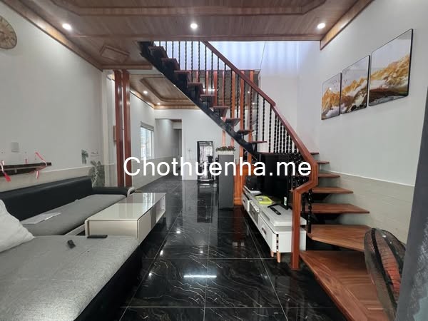 Cho Thuê Nhà Hẻm Ô Tô Đường 3 Tháng Tư P3 Đà Lạt - 3PN Full Nội Thất, Sân Đậu Xe