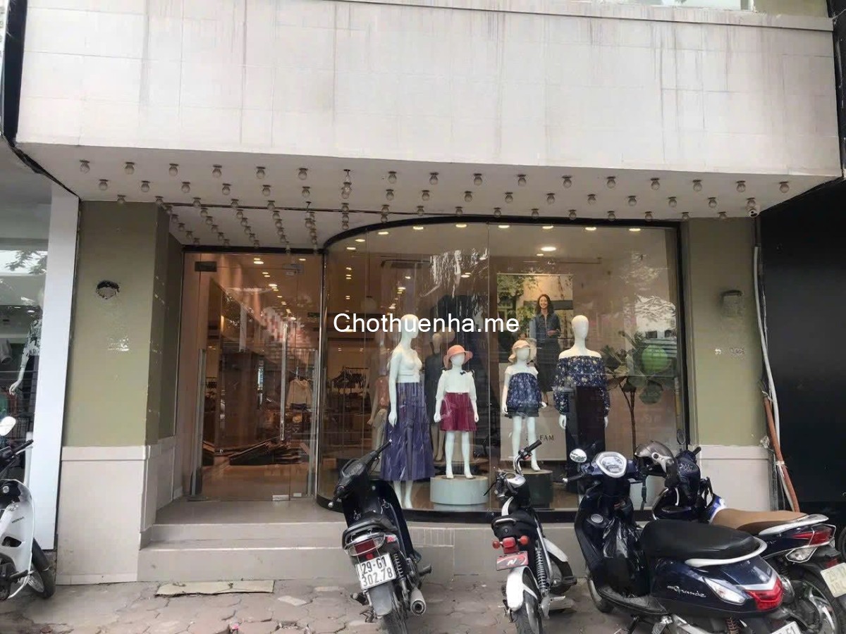 Cho thuê cửa hàng mặt phố Chùa Bộc - Đối diện TH School