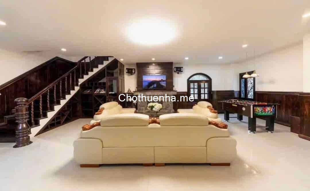 Cho thuê villa sân vườn 4 phòng ngủ, KDL Nam Hồ, phường 11, TP Đà Lạt – 30 triệu/tháng
