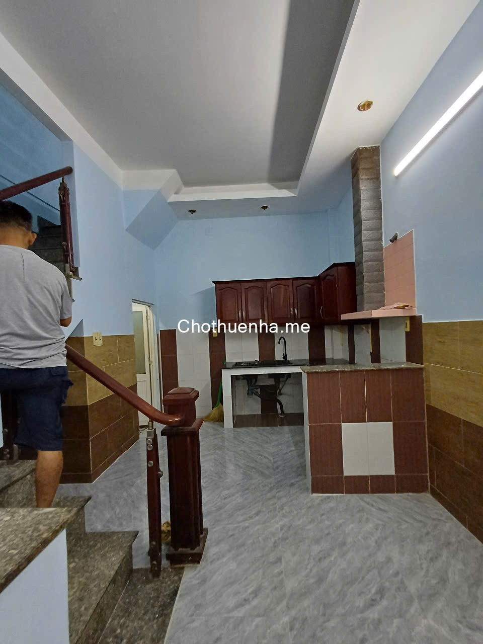 Nhà 1 Lầu, 4 x 12 m 3 phòng 3 WC mới đẹp y hình