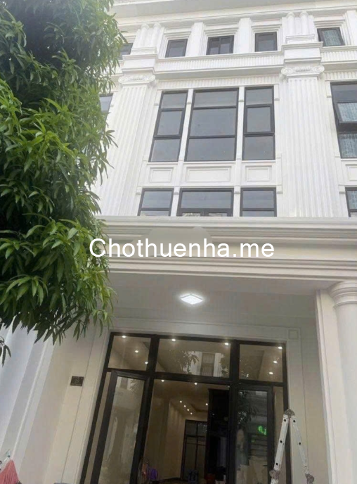Cho thuê nhà Liền Kề khu Đô Thị Louis Hoàng Mai, 100m2 x 5 tầng Thang máy, thông sàn