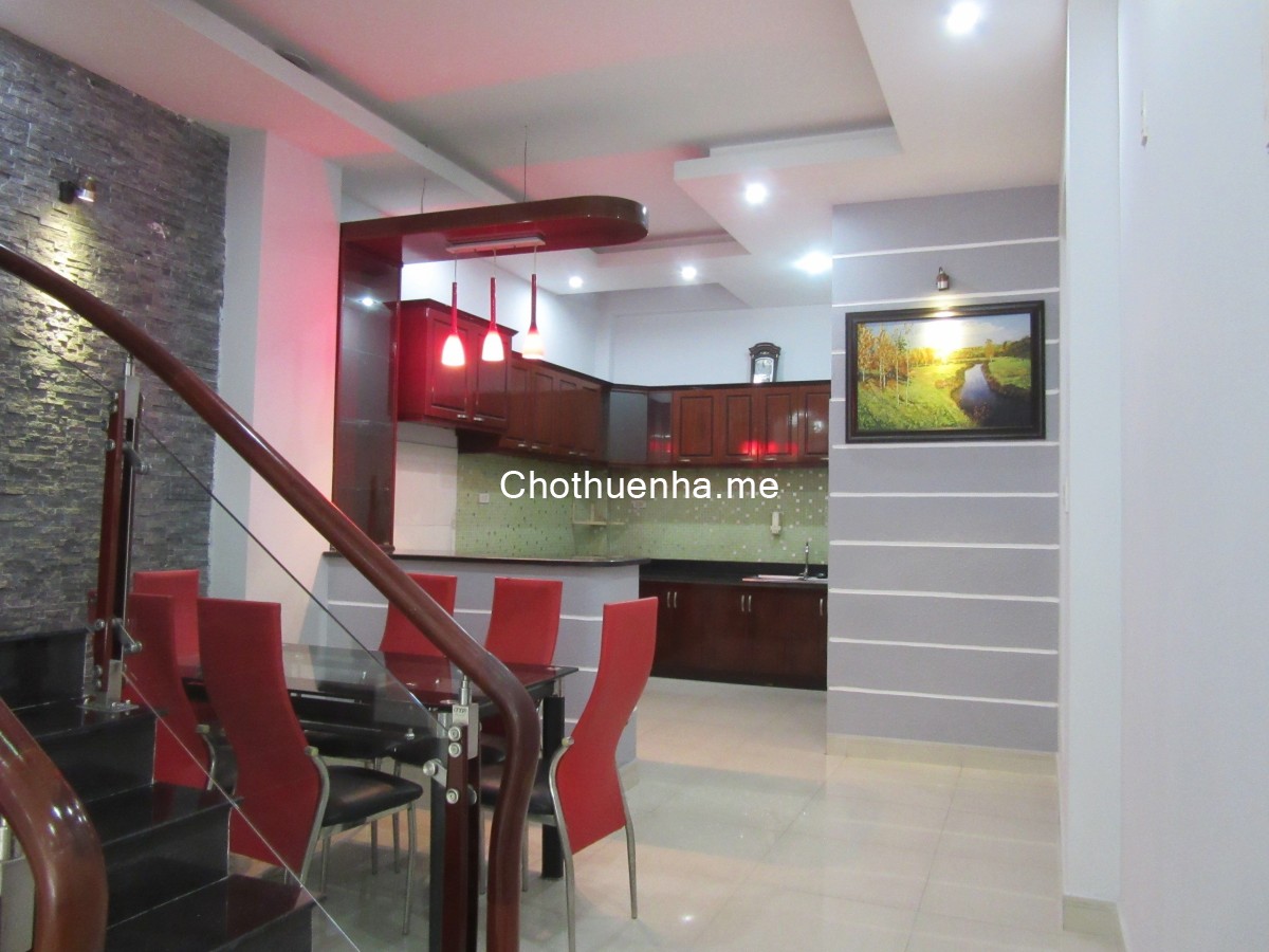 Cho thuê nhà đường số P.Tân Kiểng, Quận 7 dt 4x19m, 2 lầu, 4PN
