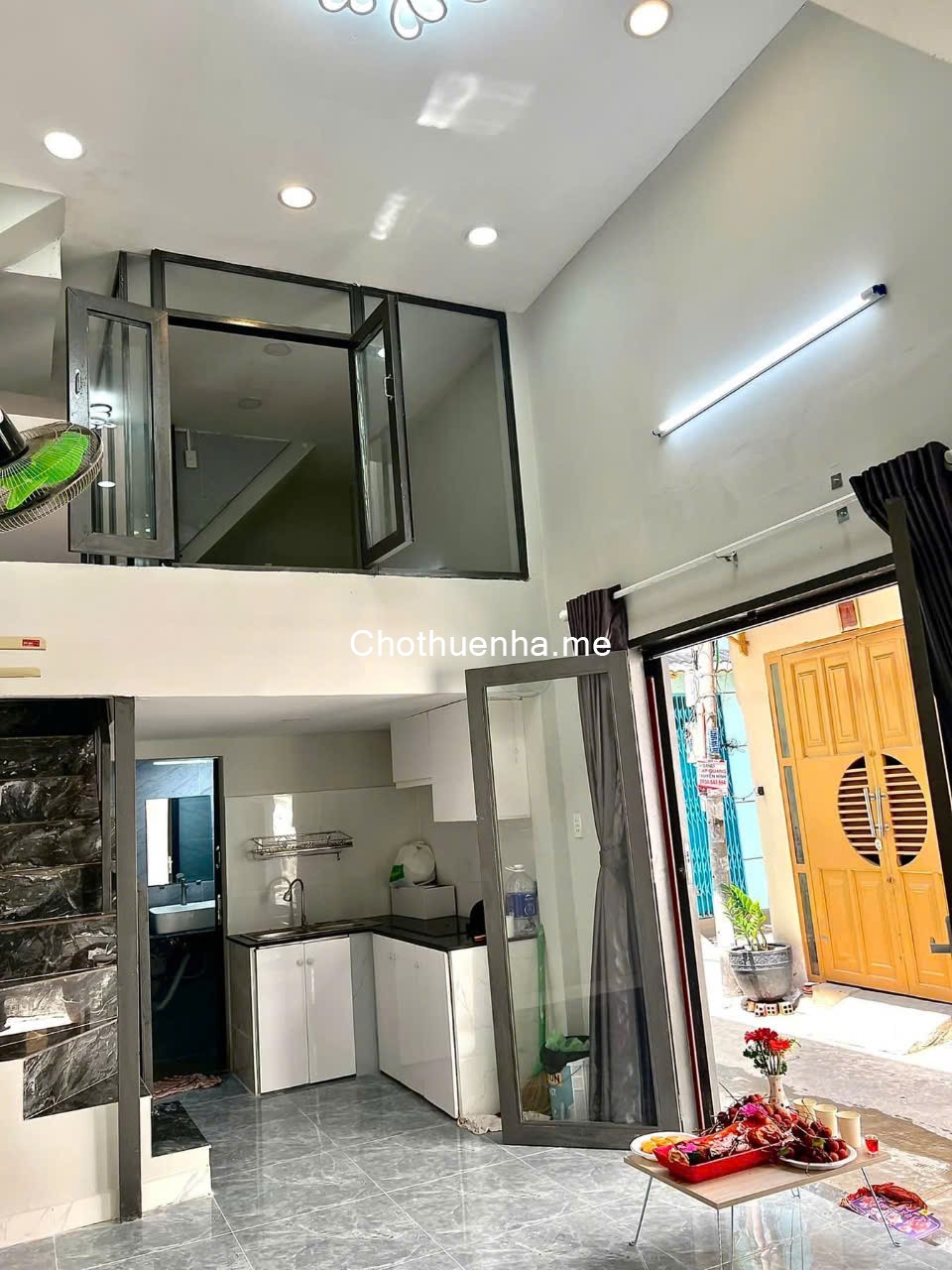 Cho thuê nhà nguyên căn Q7 – Gần trung tâm. 1 trệt, 1 lầu – 2 phòng ngủ, 2 WC