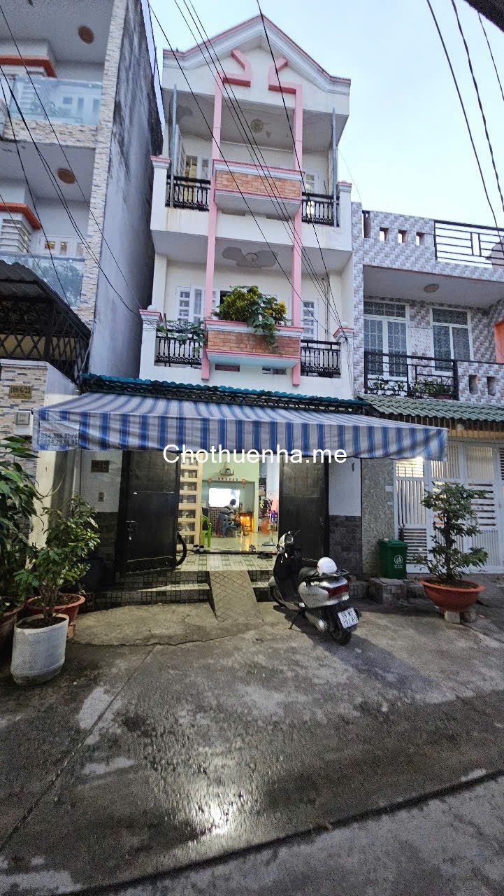 Cho thuê nhà cách chợ Bình Trị Đông 200m
