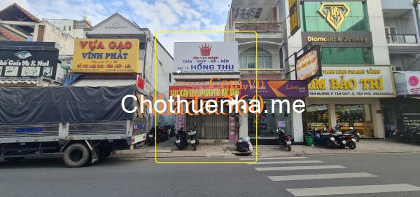 Cho thuê nhà Mặt tiền Tân Hương 100m² - NGANG 5M - GẦN CHỢ - CHUNG CƯ