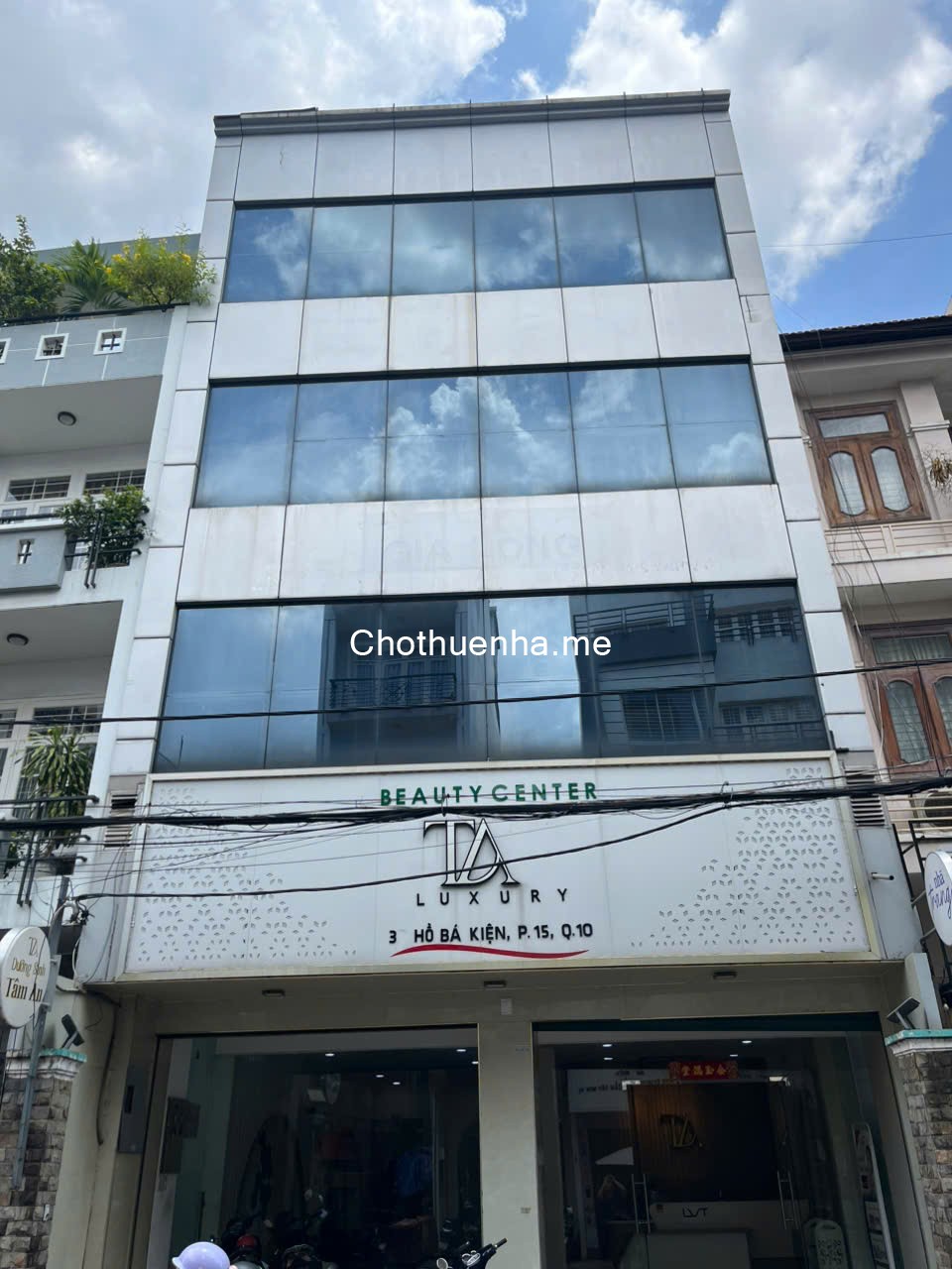 Cho thuê nhà MTKD Quận 10, DT: 8x16, 4 Tầng, DTSD: 500m2, Kinh doanh đa ngành.