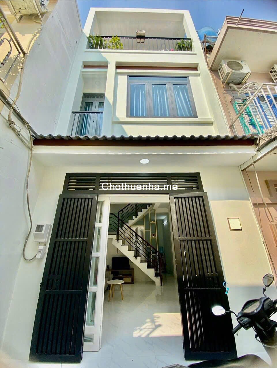 Cho thuê nhà hẻm 1247 Huỳnh Tấn Phát, Phường Phú Thuận, Quận 7 - 2 lầu - 3 phòng ngủ, 3wc