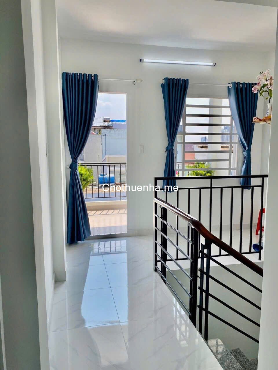 Cho thuê nhà hẻm 1247 Huỳnh Tấn Phát, Phường Phú Thuận, Quận 7 - 2 lầu - 3 phòng ngủ, 3wc