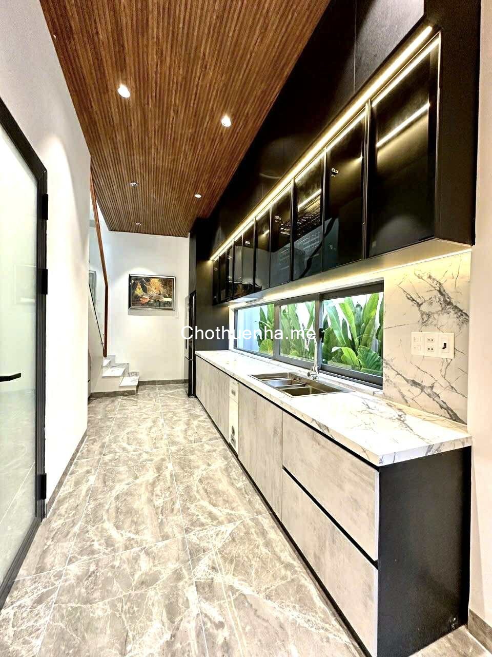 Cho thuê nhà nguyên căn mới 100% đường Phạm Hữu Lầu - Full nội thất cao cấp