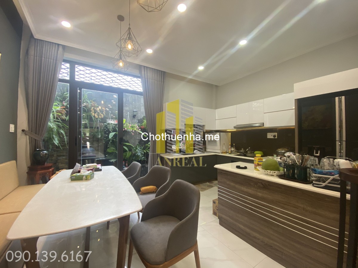 Nhà 3 Lầu Full Nội Thất Hiện Đại - Gara Xe Hơi - Giá 40 Triệu