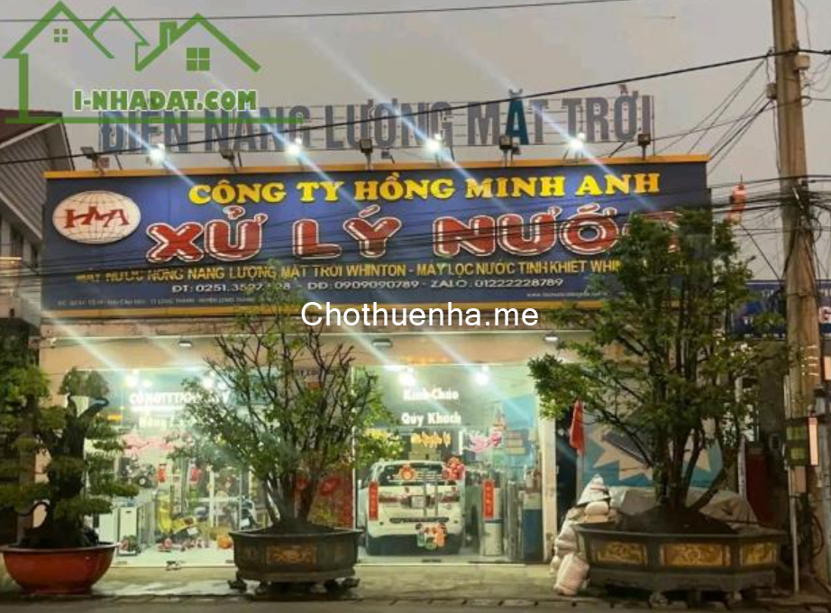 Cho thuê nhà 2 mặt tiền, trung tâm Long Thành