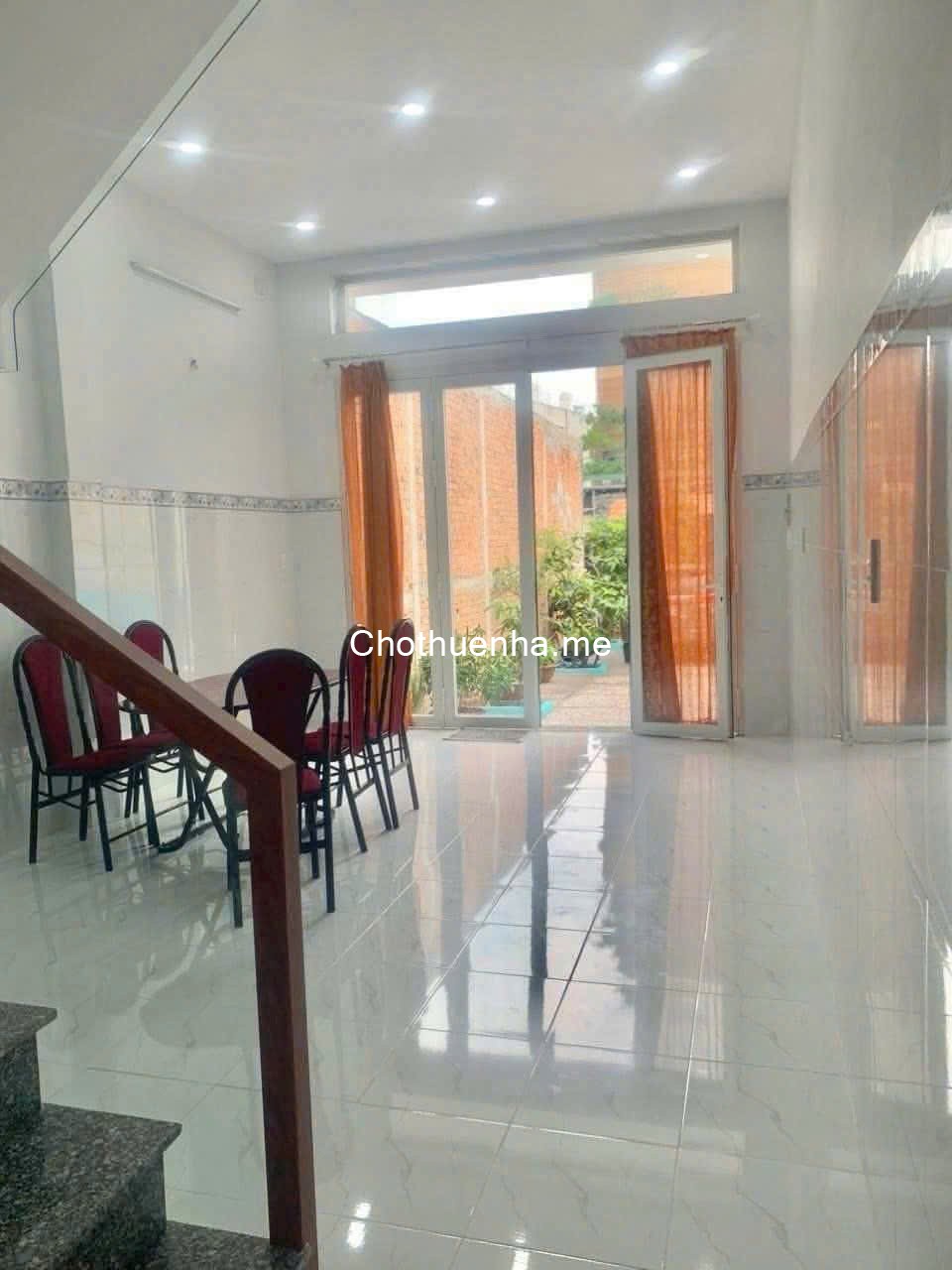 Cho thuê nhà nguyên căn, Huỳnh Tấn Phát phường Phú Thuận quận 7, 1 tret 2 lầu 5pn 2wc