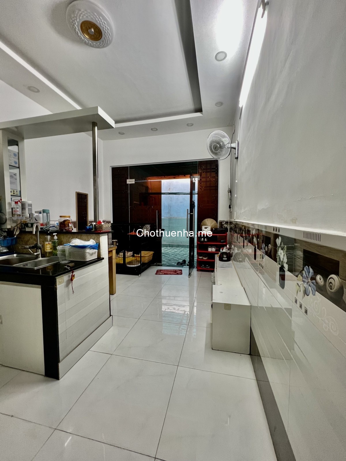 Cho thuê nguyên căn mới tinh - 124/20 Trần Quang Khải, Q1 - 3.6x16m - Trệt - 2PN - 2WC - giá 16tr