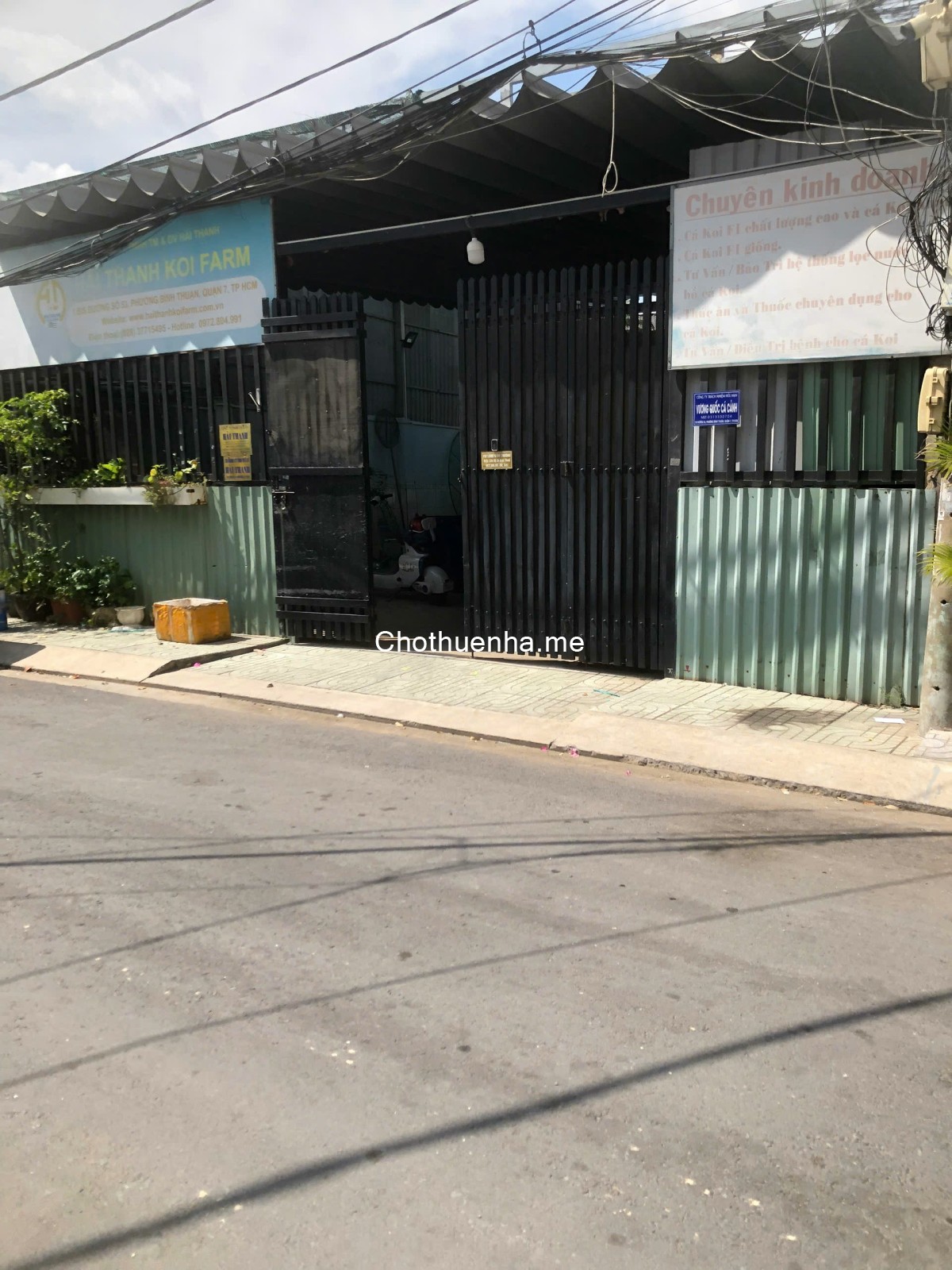 Cho thuê nhà cấp 4 làm kho xưởng đs 53 Quận 7 dt 10x20m