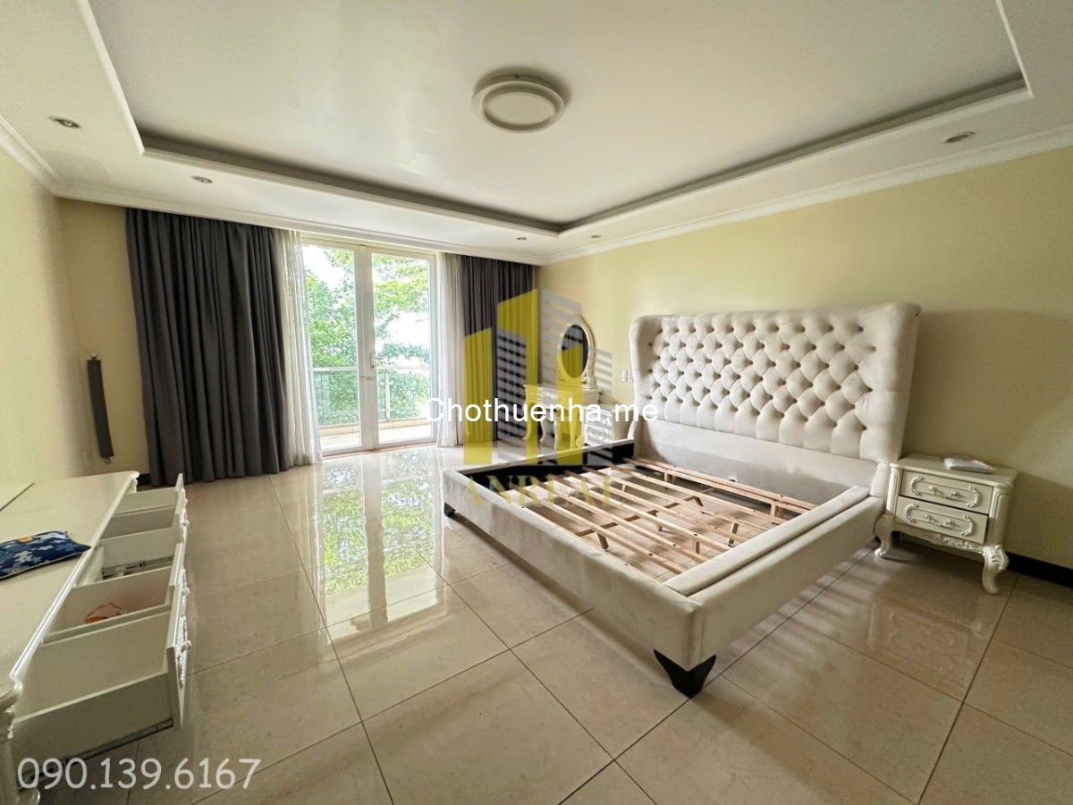 Cho Thuê Villa Khu Đảo Kim Cương 450m² Ngang 8m - 5 Phòng Giá 38 Triệu