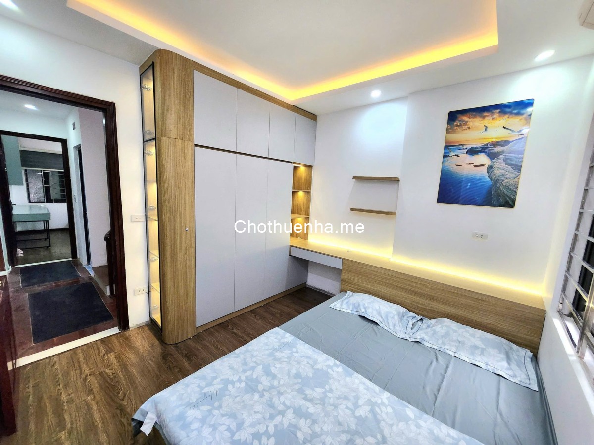 Cho thuê nhà nguyên căn mới kinh kong ngõ 73 Bằng Liệt, 33m2 x 4 tầng, 4 ngủ, 13.5 Triệu