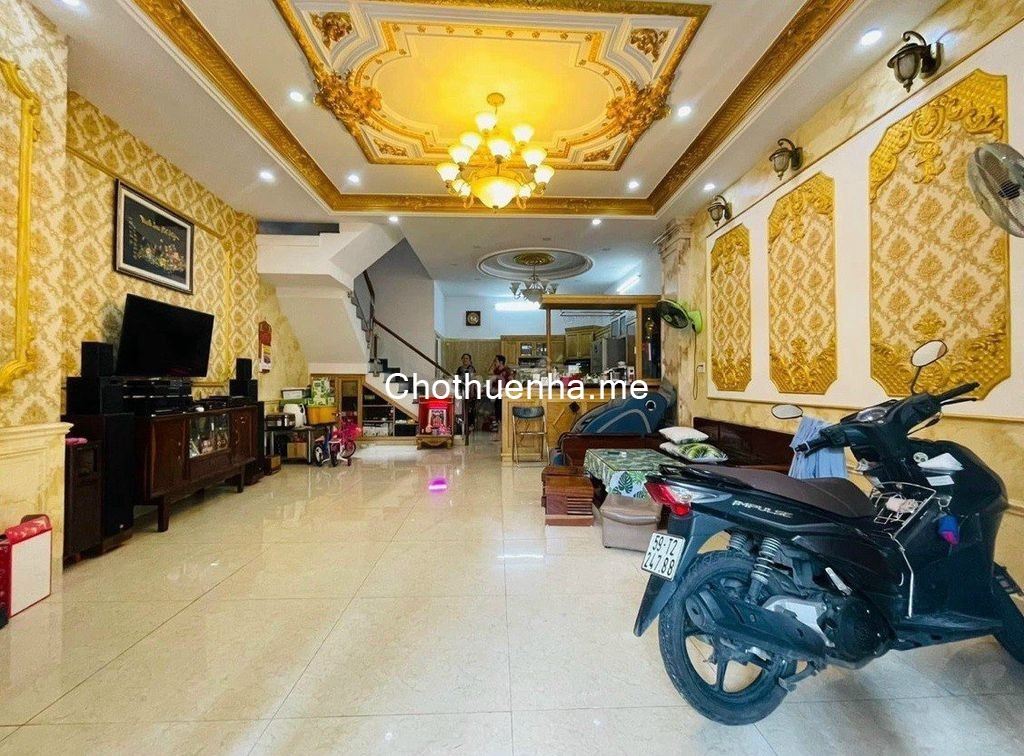 Cho thuê nhà nguyên căn 1 trệt – 2 lầu đường Lý Thái Tổ kế bên chợ Hồ Thị Kỷ