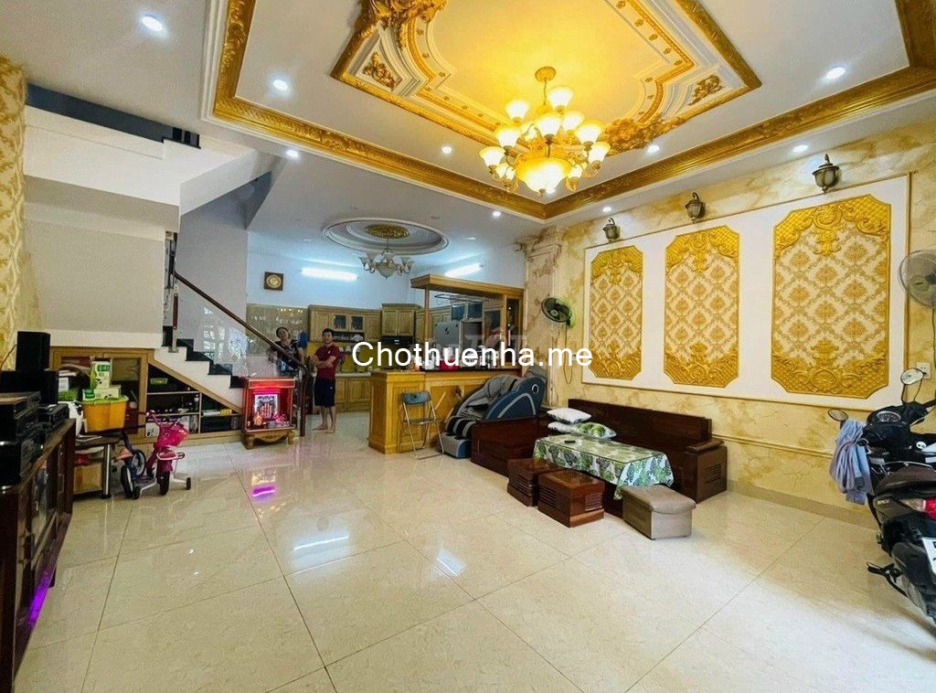 Cho thuê nhà nguyên căn 1 trệt – 2 lầu đường Lý Thái Tổ kế bên chợ Hồ Thị Kỷ