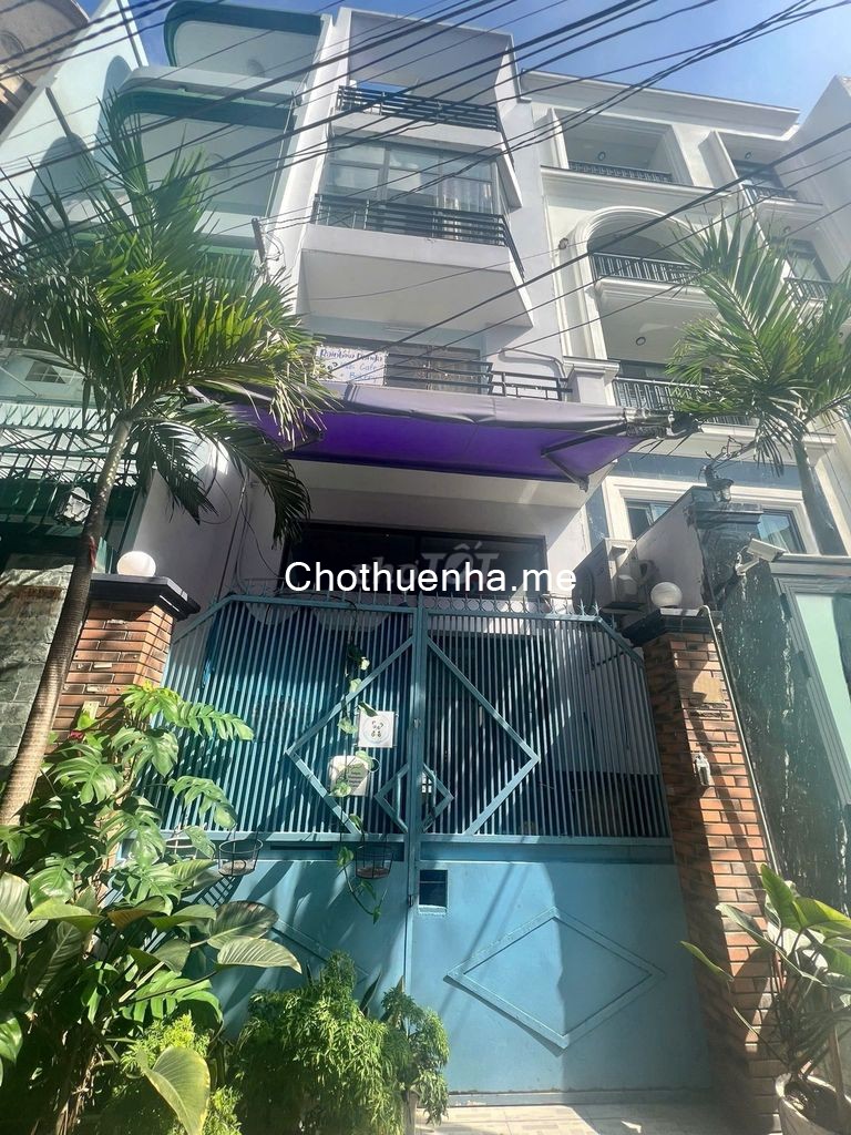 Cho thuê nhà hẻm xe hơi Võ Thị Sáu, trệt, 3 lầu, sân thượng, 33 triệu