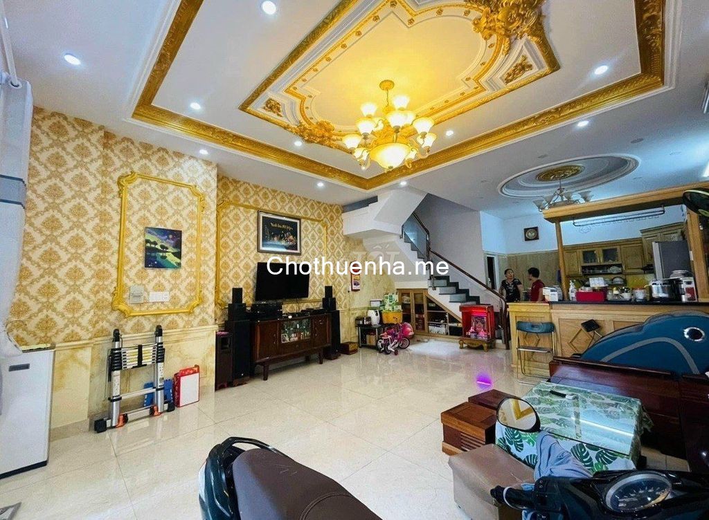 Cho thuê nhà nguyên căn 1 trệt – 2 lầu đường Lý Thái Tổ kế bên chợ Hồ Thị Kỷ