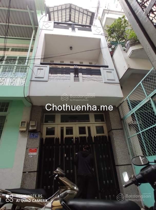 Cho thuê nhà nguyên căn trung tâm quận 5 - 1 trệt, 2 lầu, 2 phòng ngủ, 3 toilet