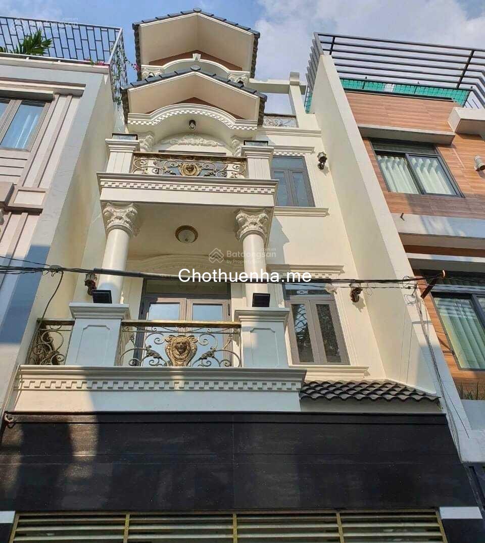 Cho thuê nhà hẻm Lý Thướng Kiệt 1 trệt + 3 lầu, 5 phòng ngủ – 4WC