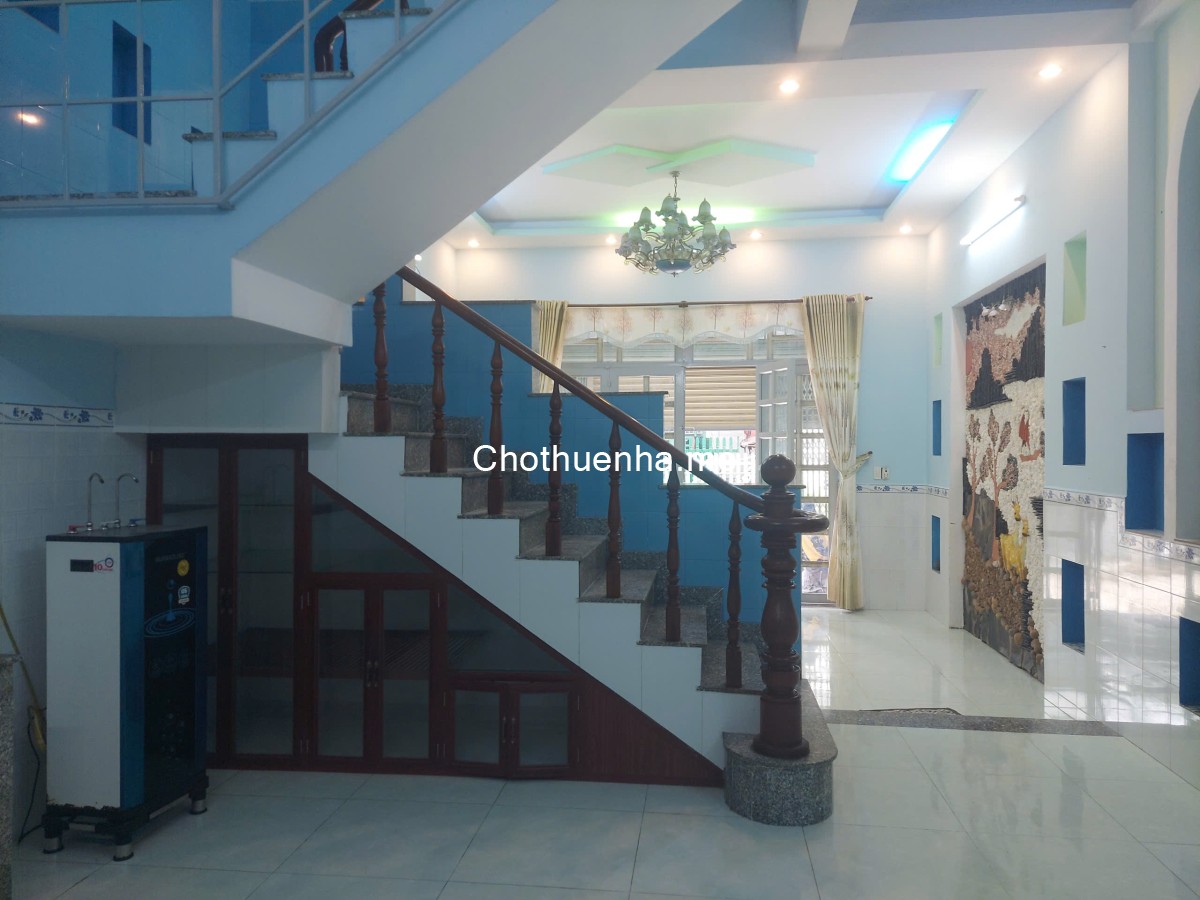 CHO THUÊ NHÀ HẺM XE HƠI 5M – ĐƯỜNG SỐ 6 NGUYỄN DUY TRINH – 80m² (5x16) - 2 TẦNG – 4PN – LONG TRƯỜNG