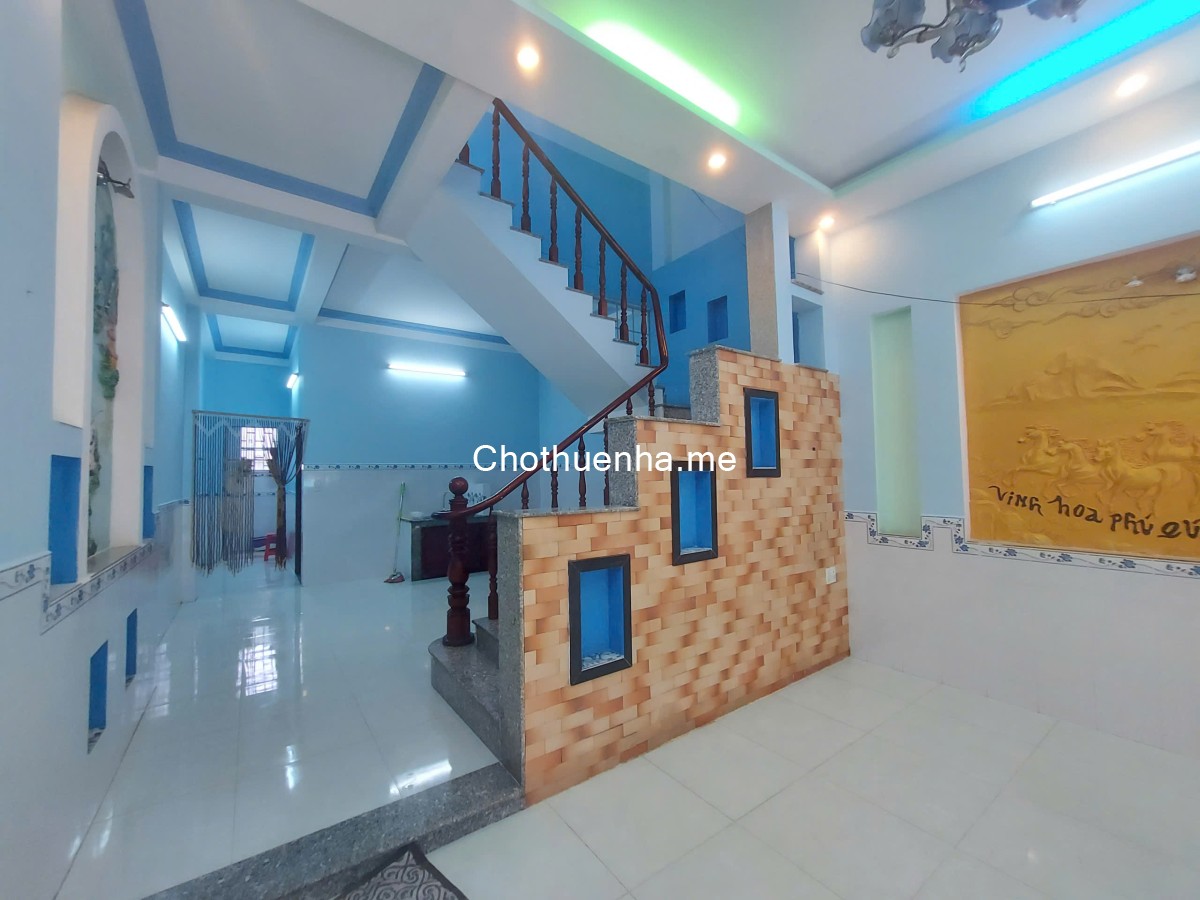 CHO THUÊ NHÀ HẺM XE HƠI 5M – ĐƯỜNG SỐ 6 NGUYỄN DUY TRINH – 80m² (5x16) - 2 TẦNG – 4PN – LONG TRƯỜNG