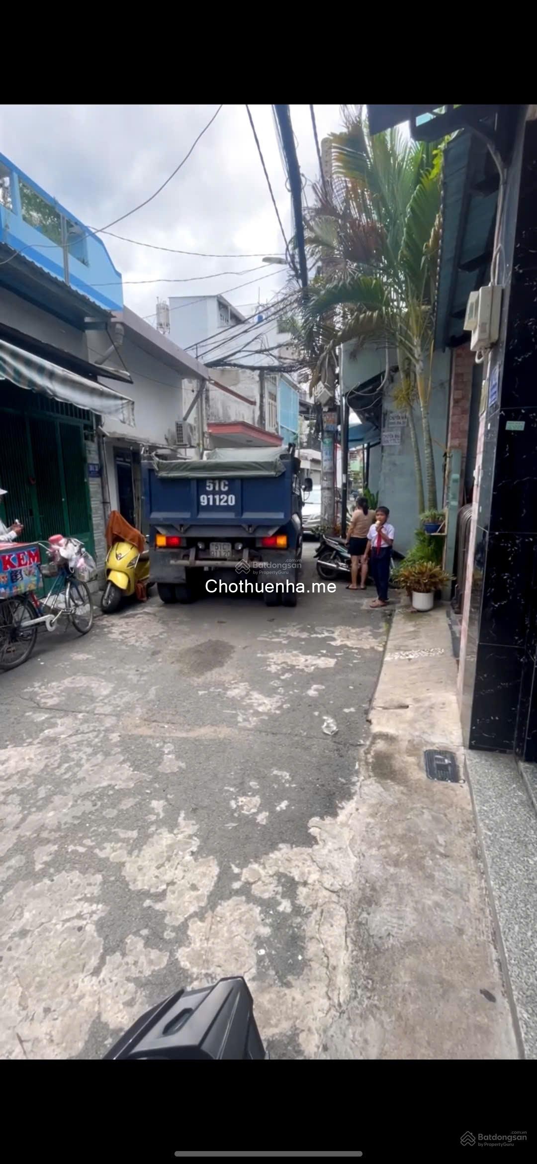 CHo thuê nhà Hẻm 304 Tân Kỳ Tân Quý 1 trệt 1 lầu, nhà đúc thông suốt