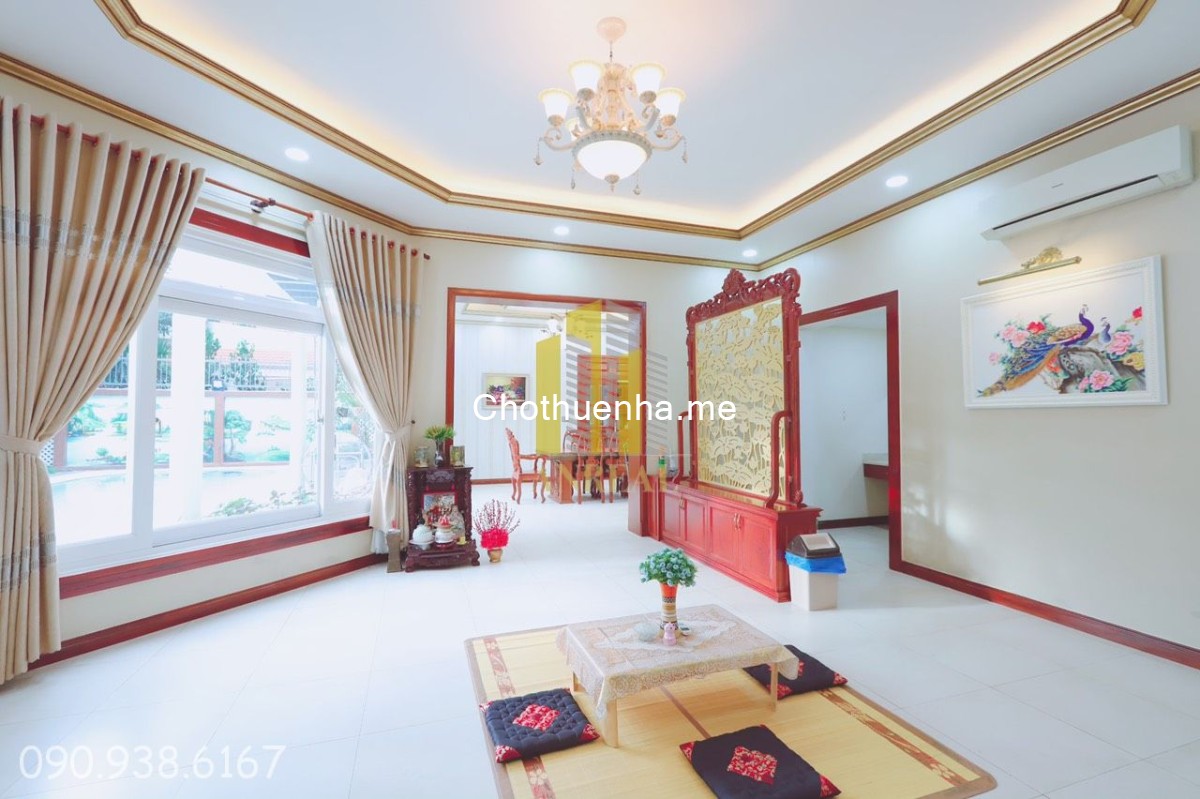 Biệt thự khu Đảo Kim Cương 650m² - sân vườn, hồ bơi - đầy đủ nội thất