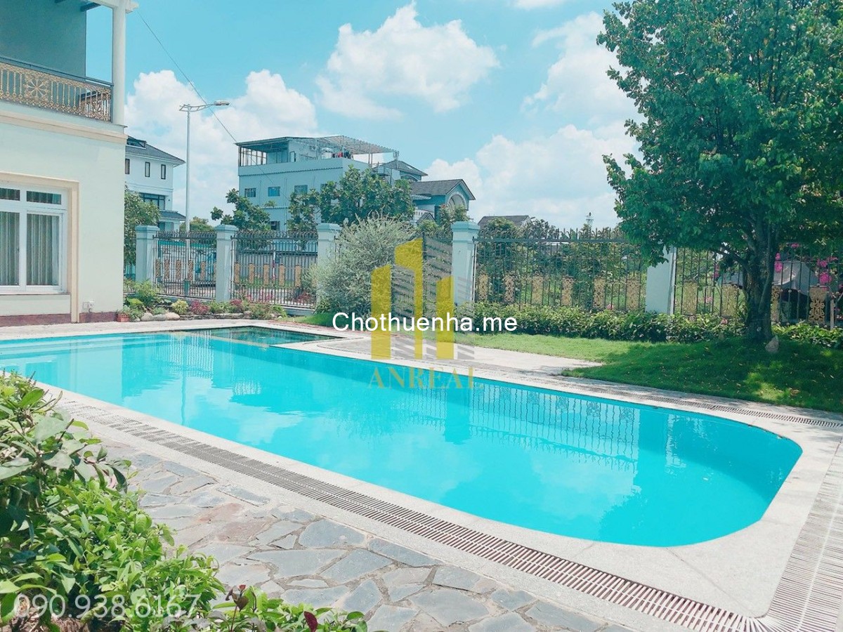 Biệt thự khu Đảo Kim Cương 650m² - sân vườn, hồ bơi - đầy đủ nội thất