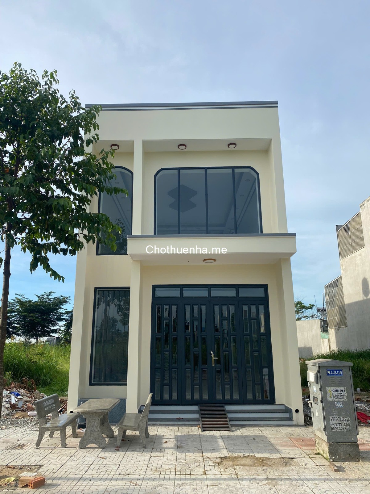 Cho thuê nhà nguyên căn 125m2 mới hoàn thiện, 4 PN - 4 WC khu Tái Định cư sân bay Long Thành