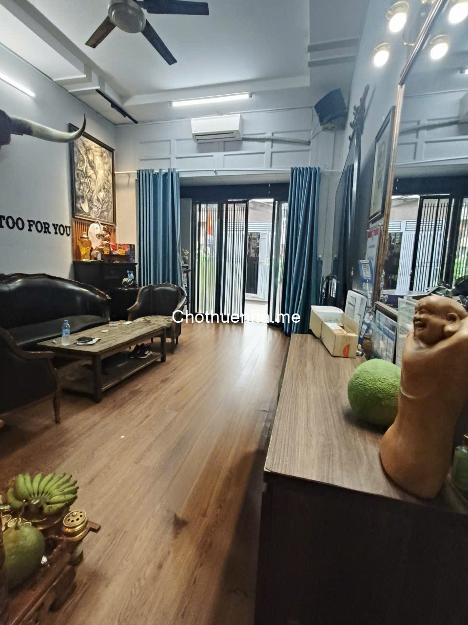 Cho thuê nhà 2 mặt tiền đường số, rộng 7m, Lê Văn Quới