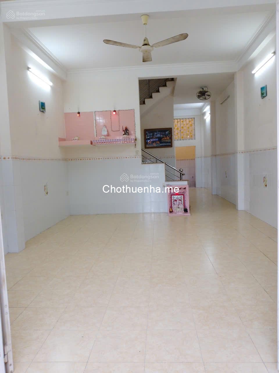 Cho thuê nhà gần công viên Tô Hiệu 1 trệt, 2 lầu