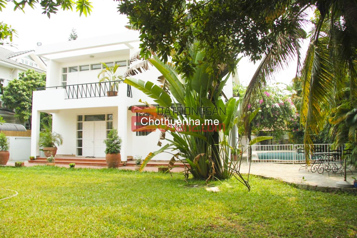 Cho thuê biệt thự sân vườn hồ bơi phường An Khánh (5 phòng ngủ)