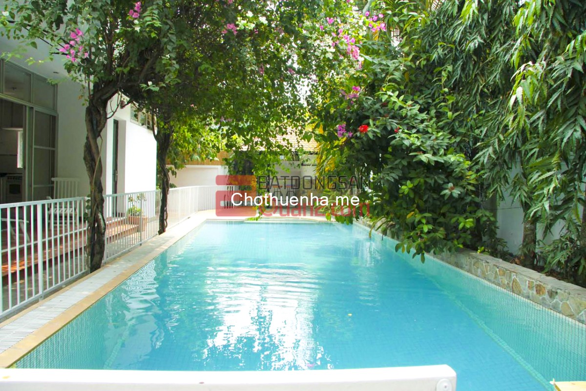 Cho thuê biệt thự sân vườn hồ bơi phường An Khánh (5 phòng ngủ)