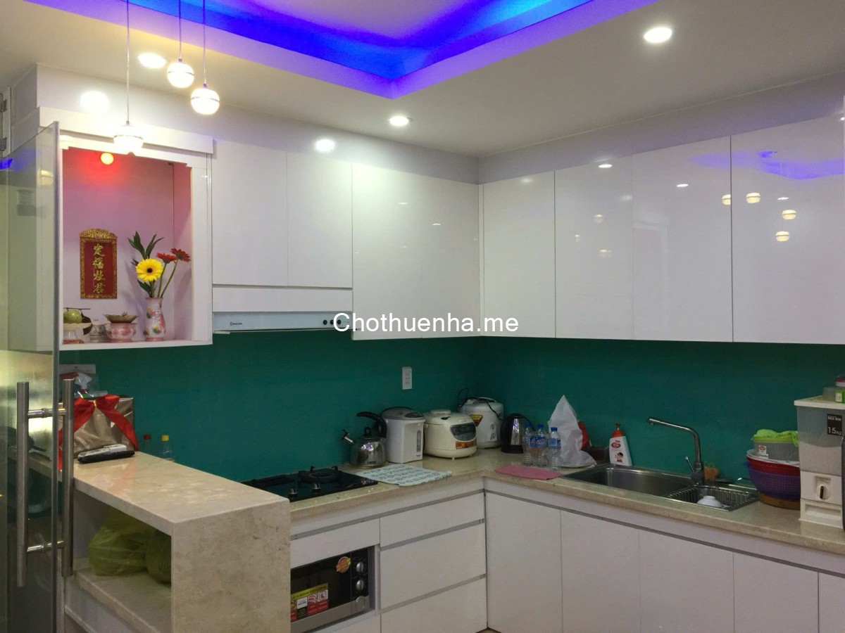 Cho thuê nhà nguyên căn, full nội thất, 1 trệt, 3 lầu