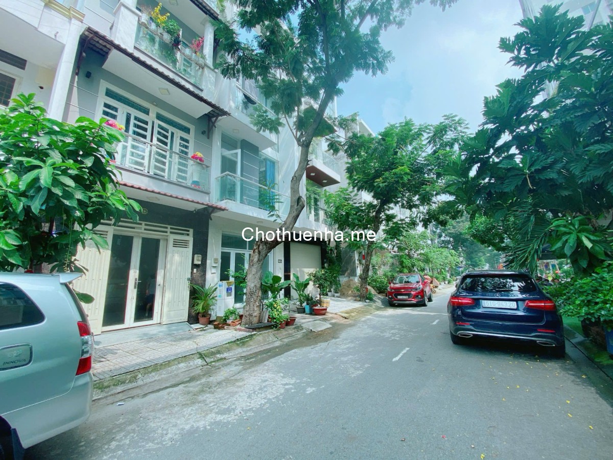 Cho thuê nhà nguyên căn, full nội thất, 1 trệt, 3 lầu