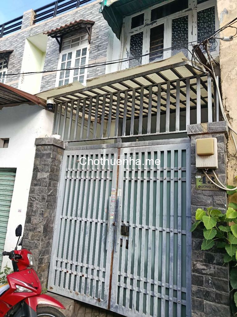 Cho thuê nhà nguyên căn lầu trệt hẻm, Linh Chiểu, Thủ Đức