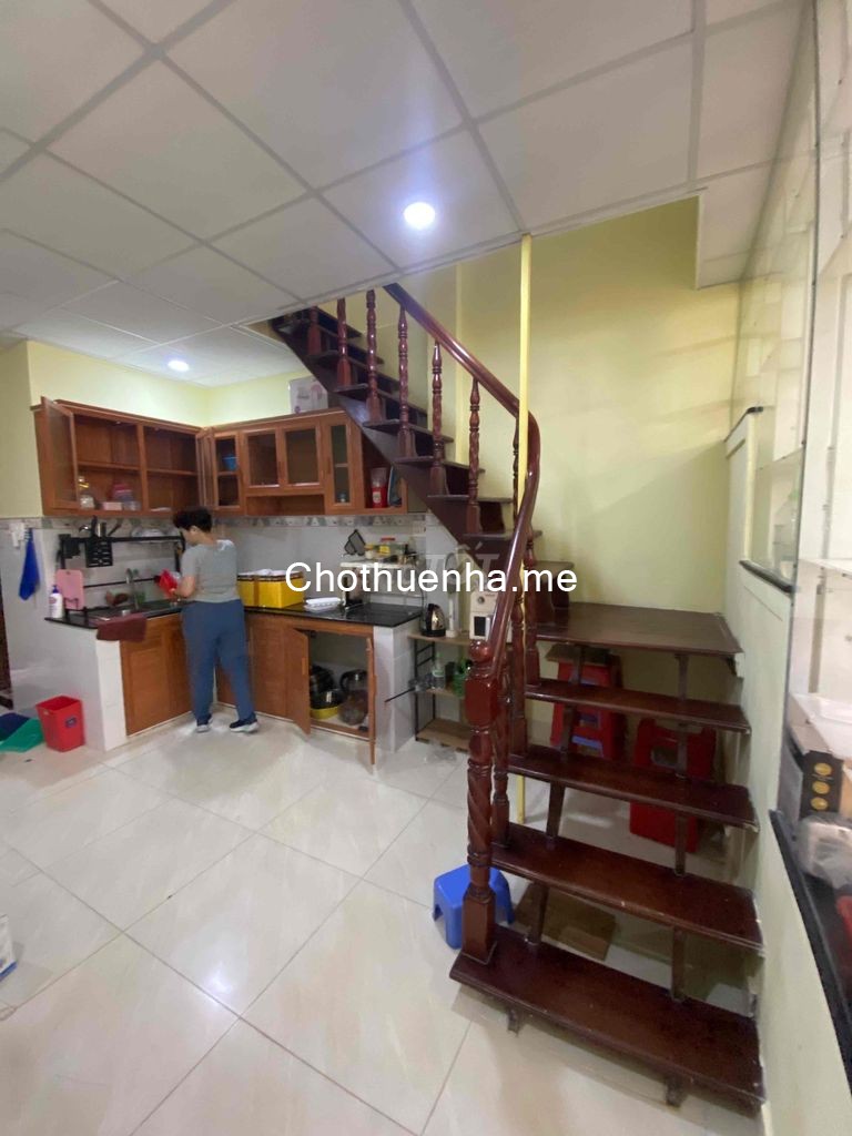 CHo thuê nhà trệt lửng có nội thất Đặng Thúc Liêng, Phường 4, Quận 8, có thể kinh doanh