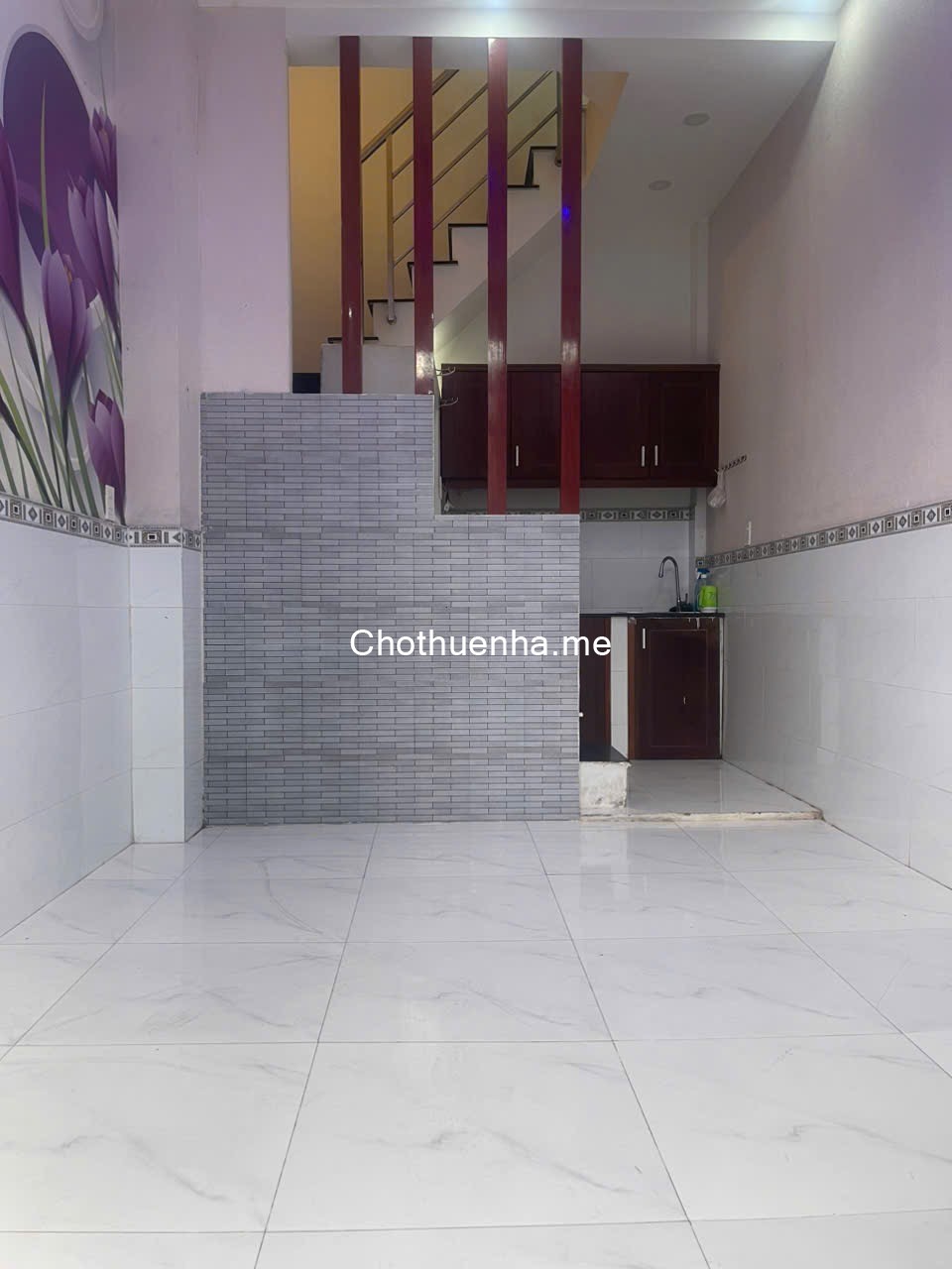 Cho thuê nhà nguyên can, dt 3️7m2, 1 trệt, 3 lầu, 2 phong ngủ, 3 vệ sinh, phong khách