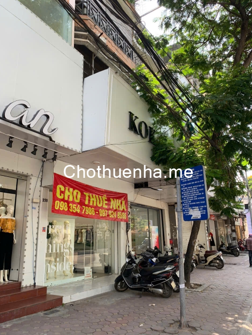 Chính chủ cho thuê nhà mặt phố Cầu Giấy – vị trí đắc địa, kinh doanh sầm uất