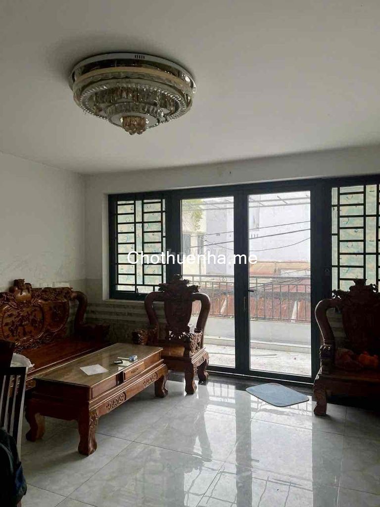 Cho thuê nguyên căn 1 trệt, 1 lửng, 2 lầu, 4 phòng ngủ, 5wc Tân Thới Nhất 2