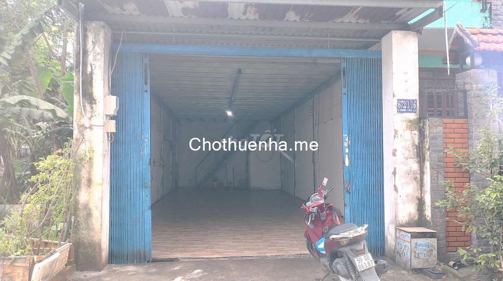 Nhà cho thuê 5x15 trệt trống suốt lầu 3 phòng ngủ