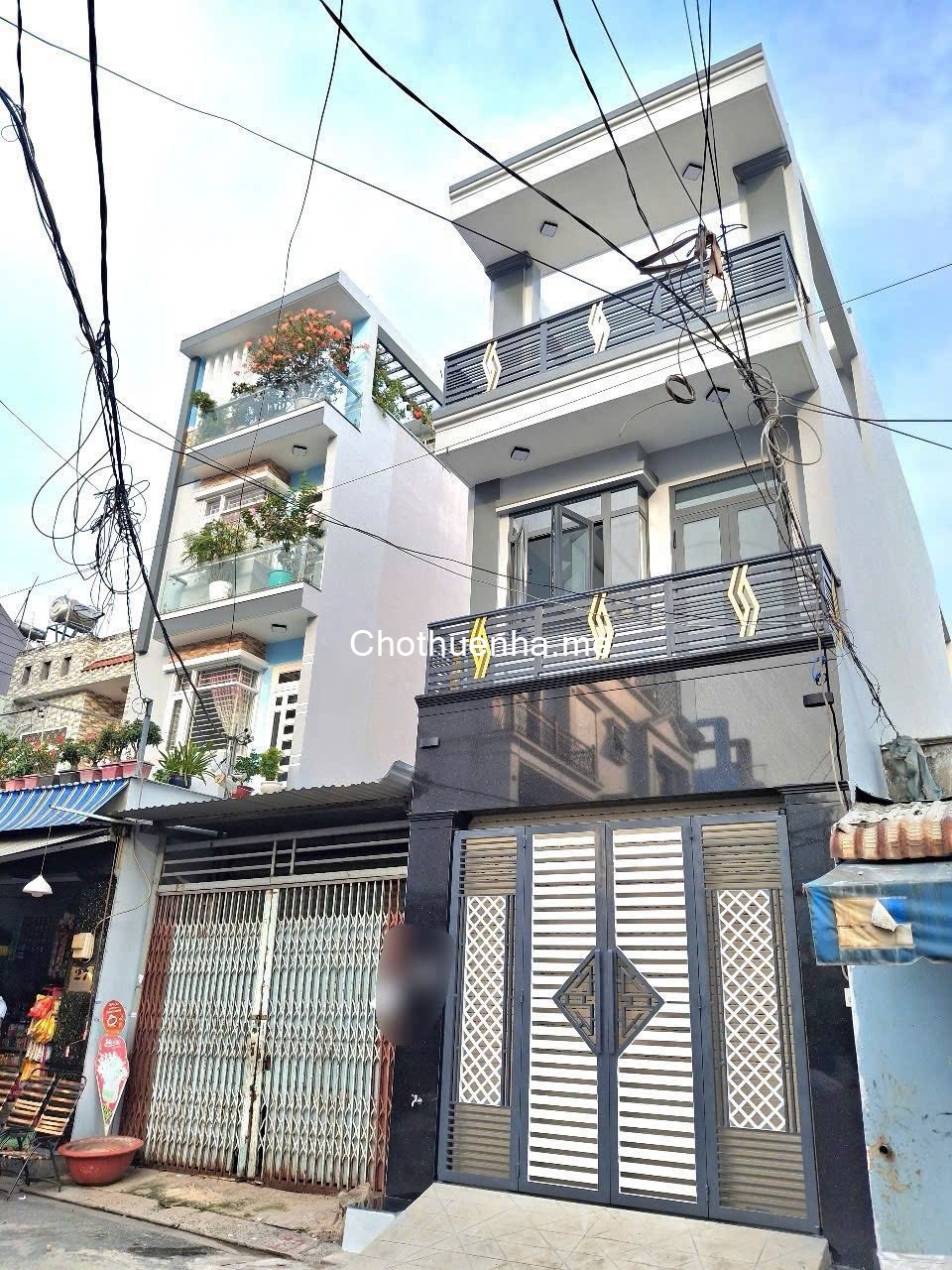 Cho thuê nhà mặt tiền đường số Bình Hưng Hòa A, Q. Bình Tân