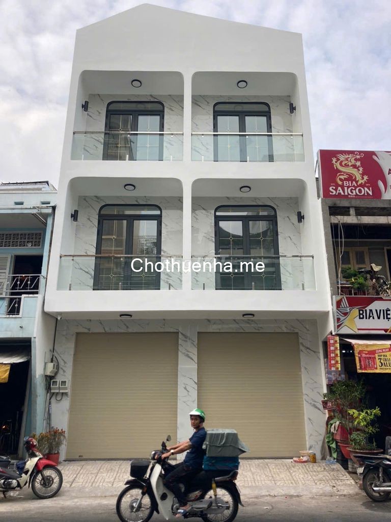 Nhà mới xây ngang 7x11m cho thuê nguyên căn Lê Quang Sung Quận 6