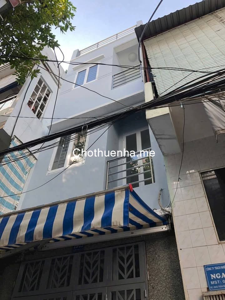 Cho thuê nhà nguyên căn hẻm 4 m Trần Bình Trọng Q5